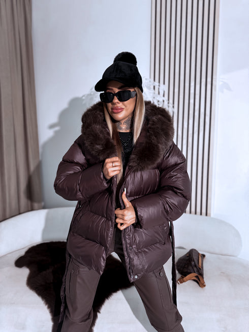 Jacket "BRONZA FC7627" - CHOCO